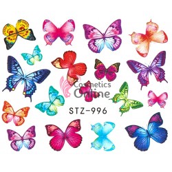 Stickere cu Apa pentru unghii cod STZ996 - Fluturi